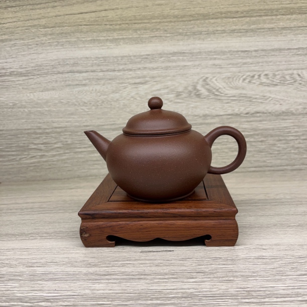 许小勇紫砂 精工半手紫砂壶《水平壶》原矿优质紫泥180cc