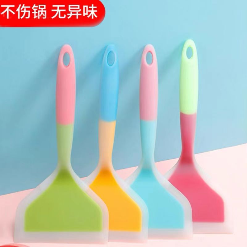 洁思奥玉子烧锅铲耐高温硅胶煎铲子烙饼铲平底铲煎饼铲厚蛋烧铲