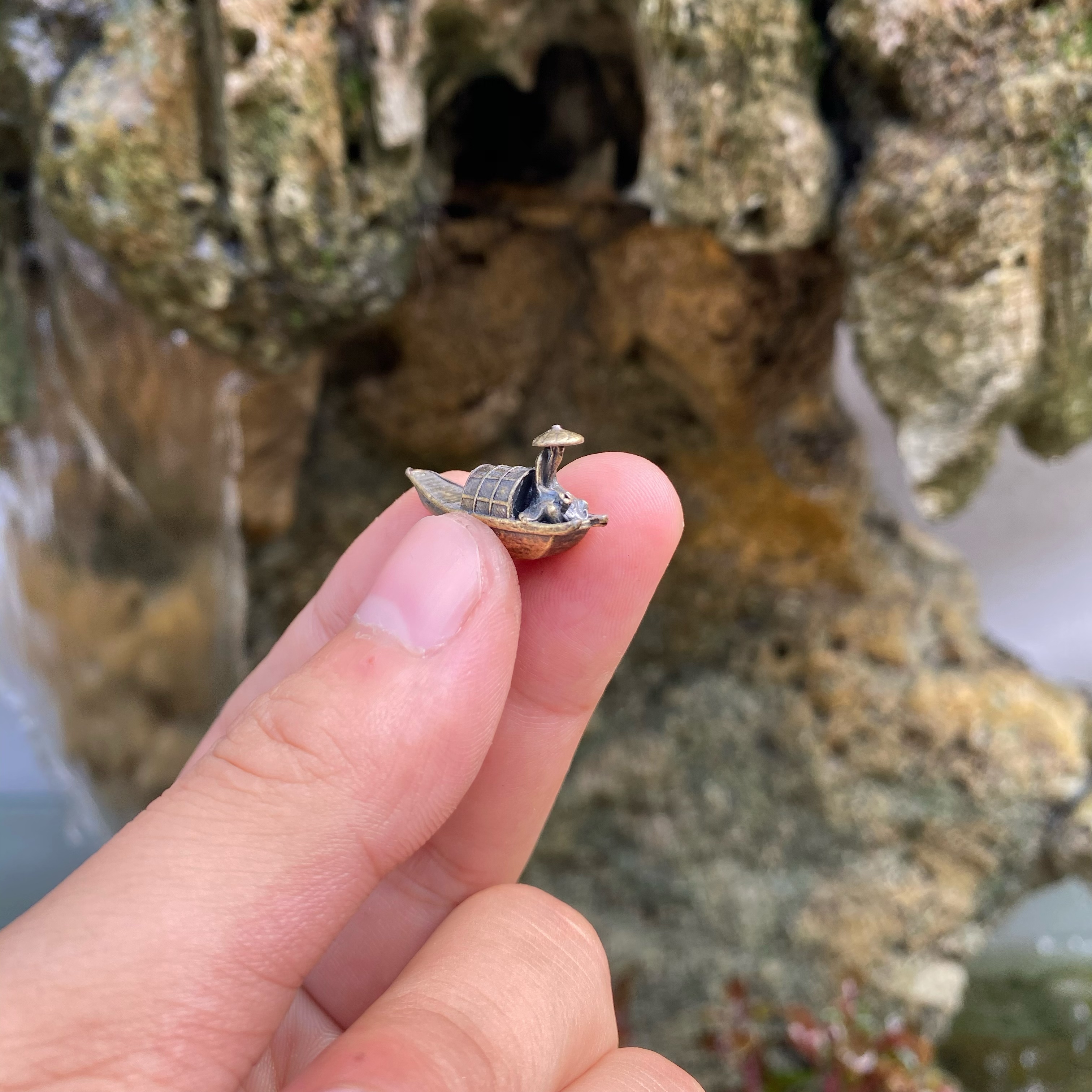 盆景装饰品铜合金小摆件配件景观造景微景观小人物精美