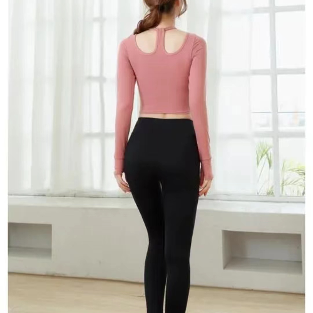 【编号801-900】健身运动弹力显瘦透气吸汗紧身印花裸色瑜伽服女