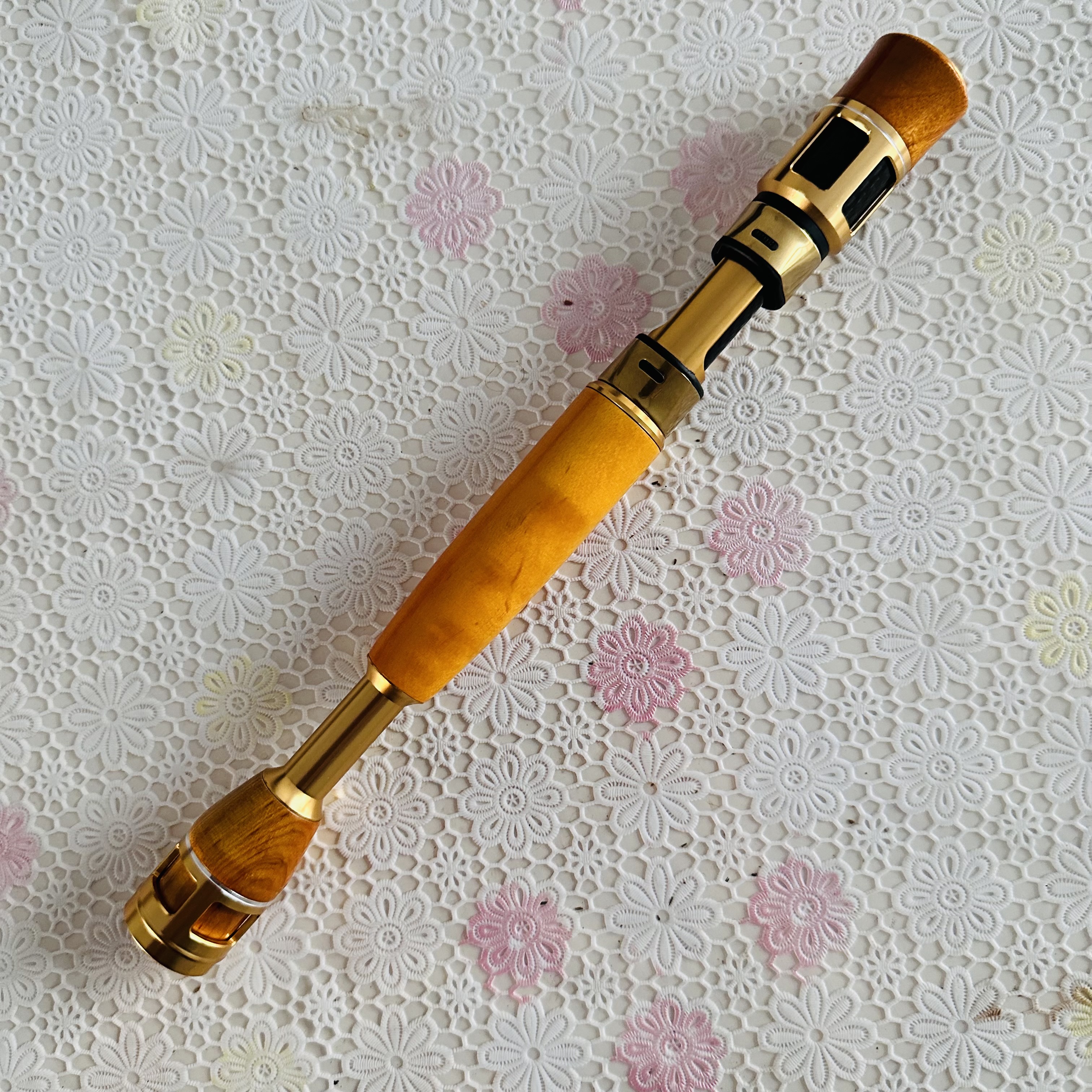 黄金樟木手柄筏竿窗口筏竿软尾筏竿桥筏竿