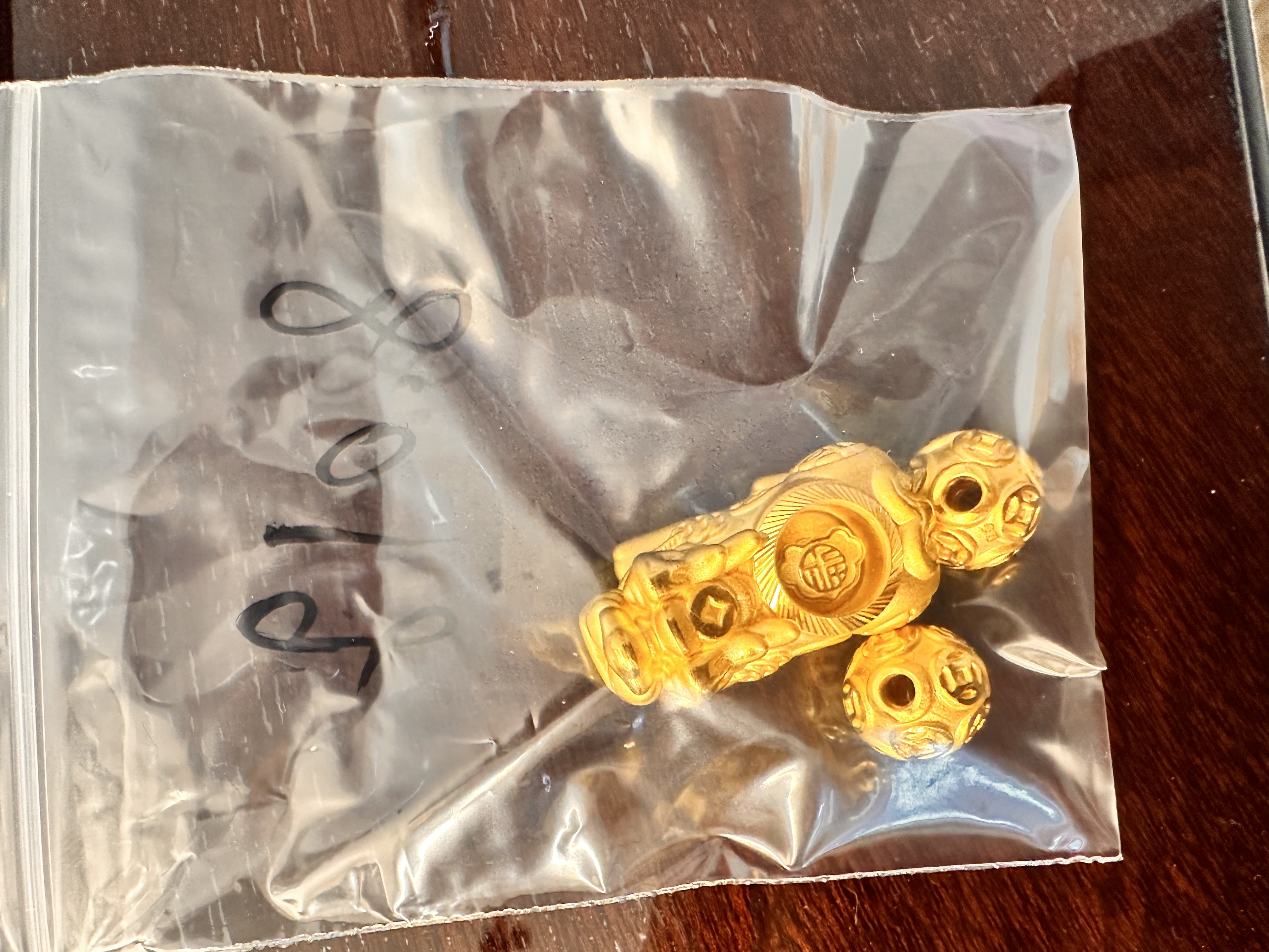 8.01g足金999貔貅套装