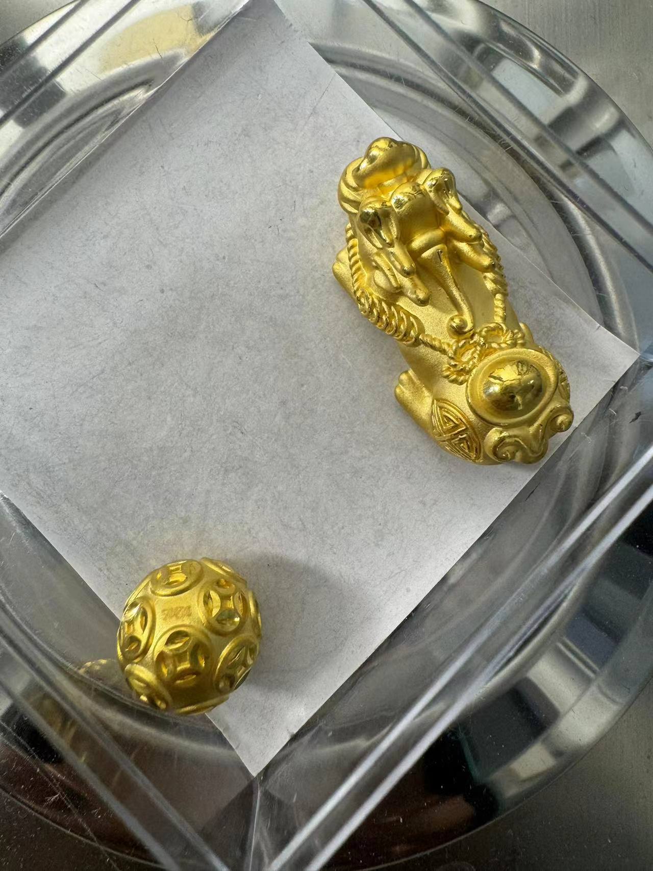6.18g足金999貔貅转运珠