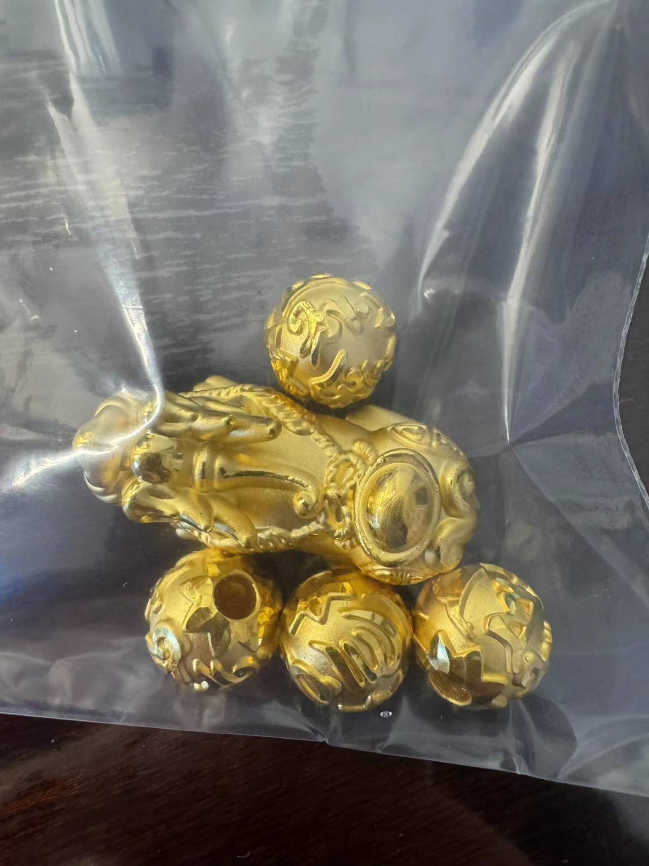 6.34g足金999貔貅金珠