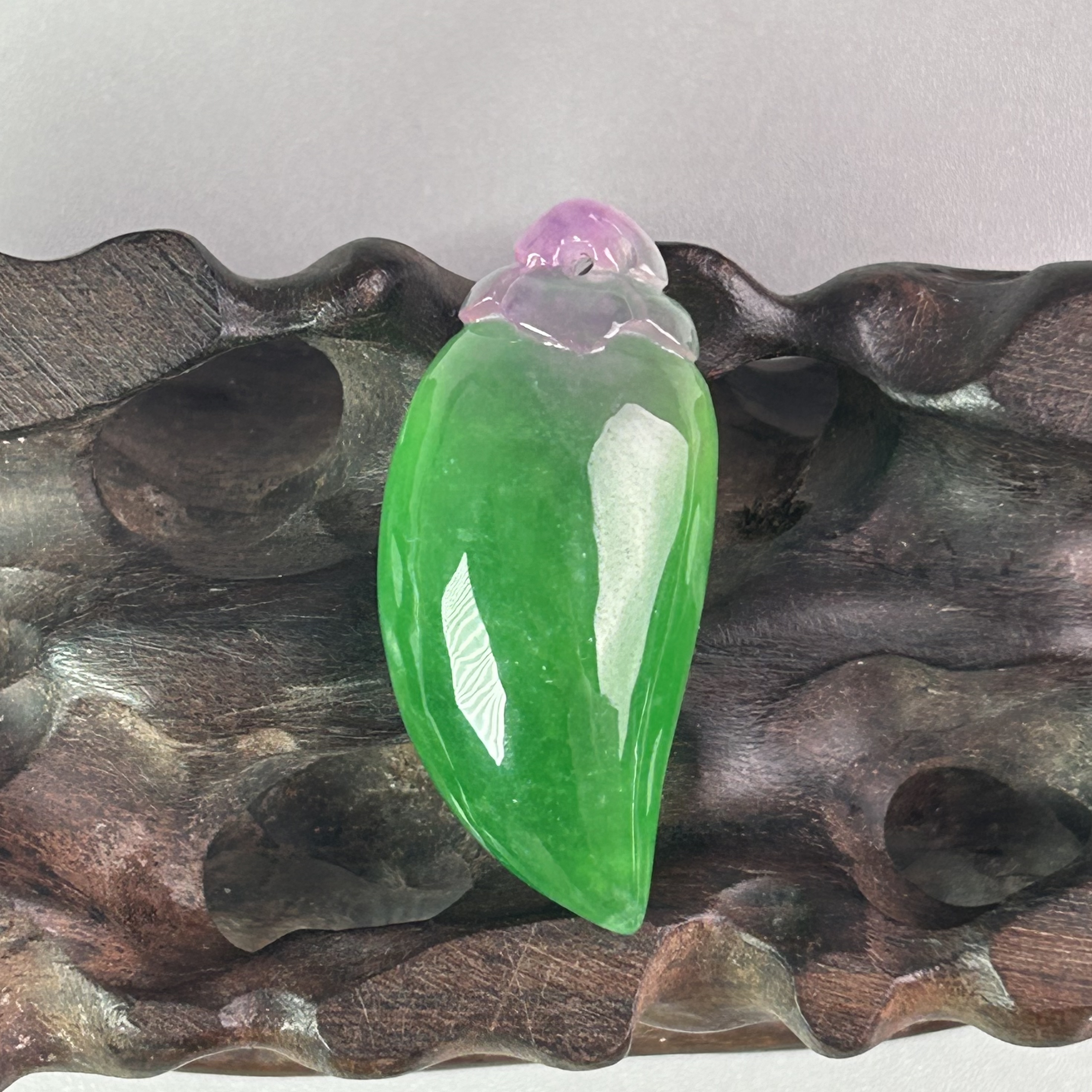 WYTYQ2006-00045Q清代老翡翠吊坠