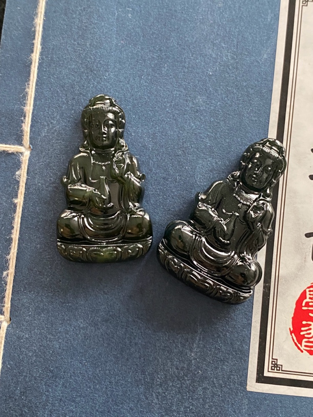 非金属布艺吊坠 泰山玉观音吊坠