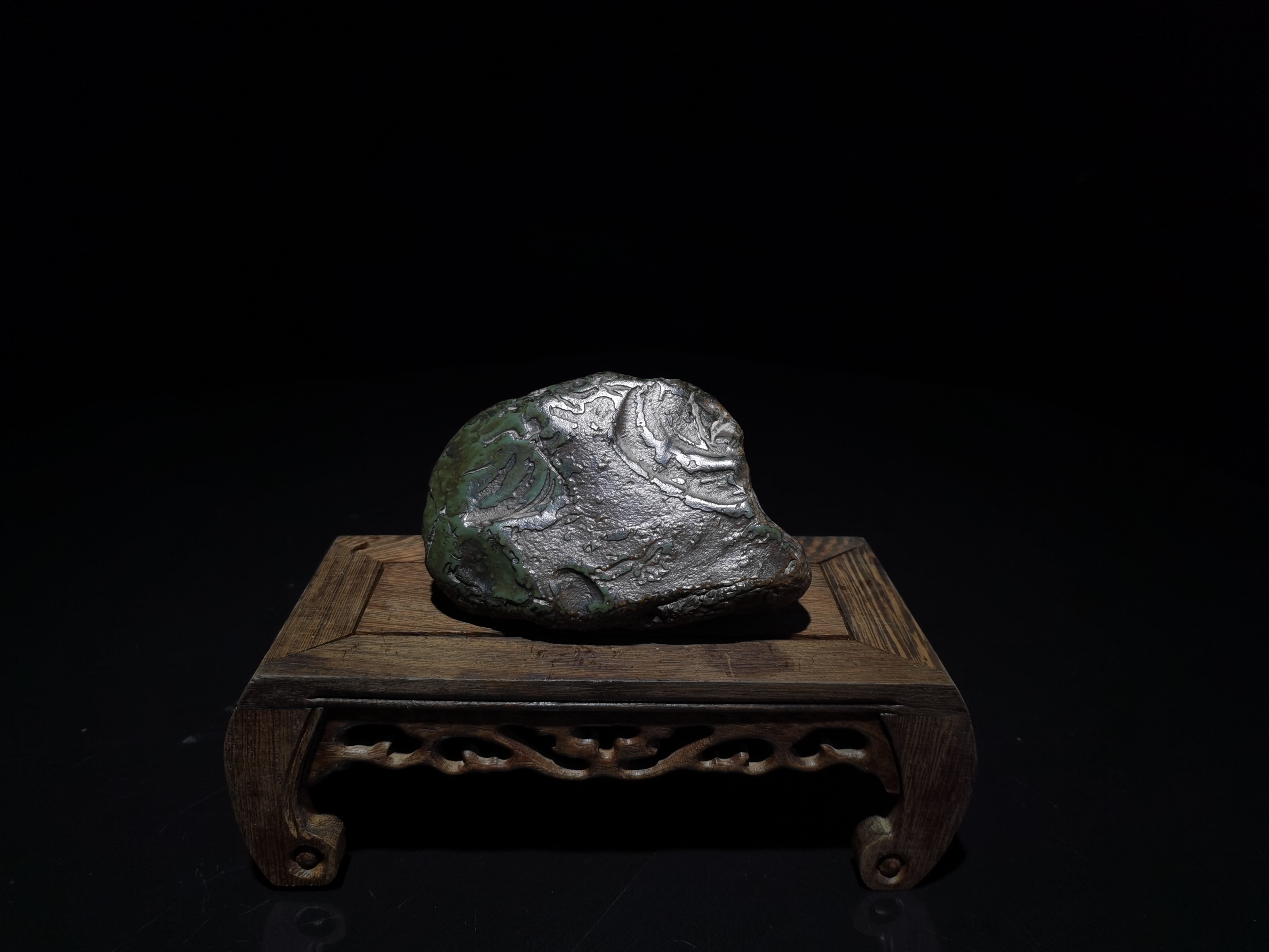 新疆戈壁石，绿泥石，奇石，摆件