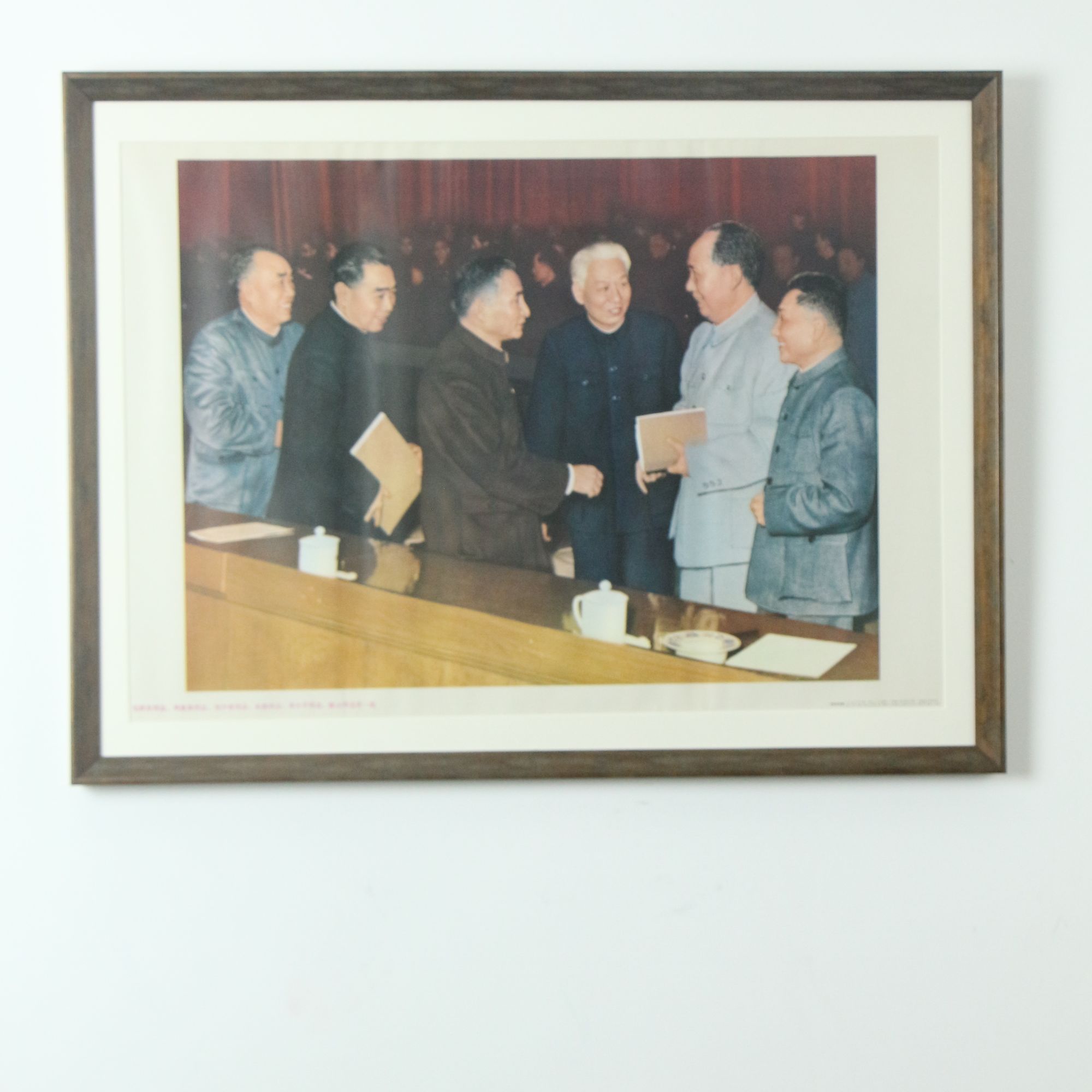 不带框六伟人宣传画