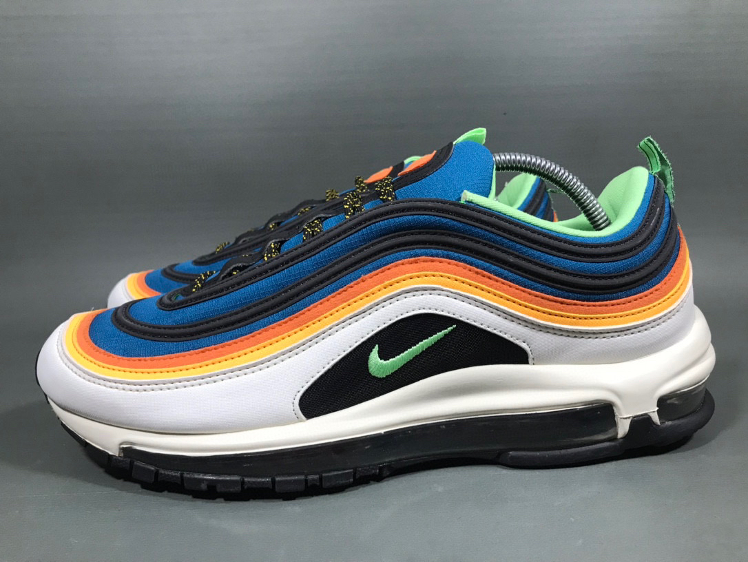 45码 耐克 Air max 97 彩色气垫跑步鞋运动鞋/无原盒/公价2099