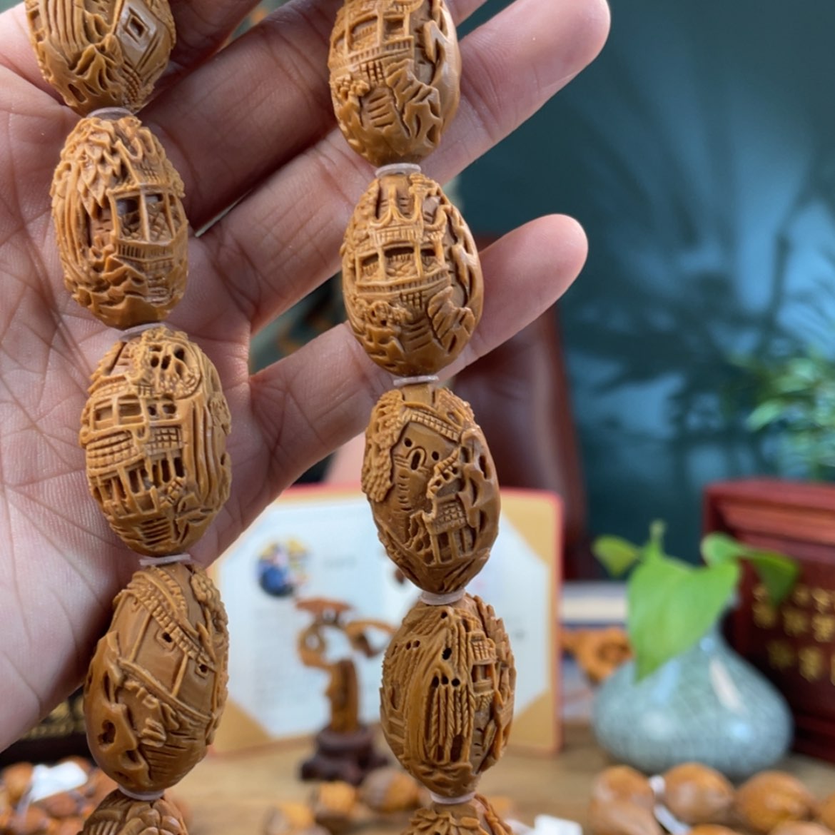 【闪购商品】橄榄核手串竹**梅