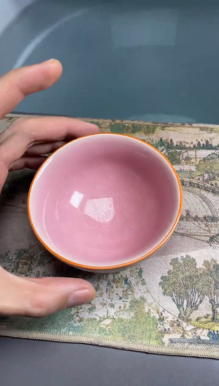 【闪购商品】瓷茶盏金口粉冰