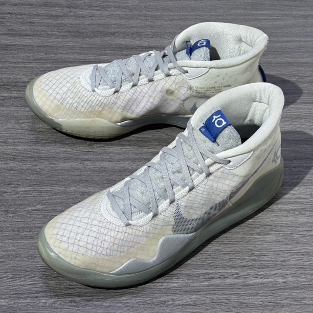 45.5码/NIKE/Kd12白银id/高帮篮球鞋/9新 瑕疵看图 店