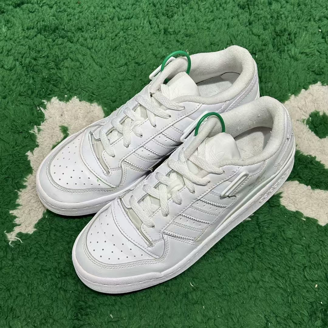 40码/ Adidas Forum 纯白板鞋 fy7973