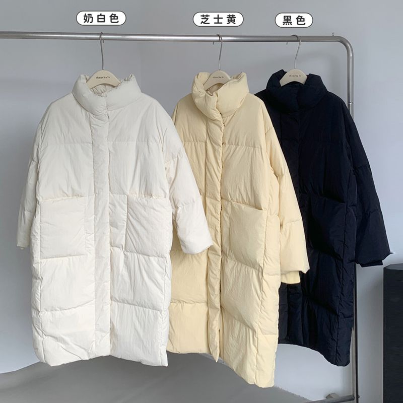 波司豋羽绒服服女冬季2023新款爆款oversize棉衣外套小个子中长款