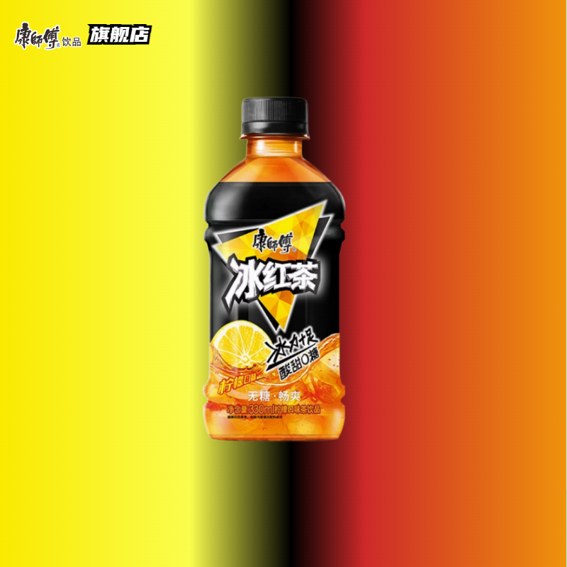 【9.8元/6瓶18.5元12瓶】康师傅无糖冰红茶330ml（单瓶低至1.55元）