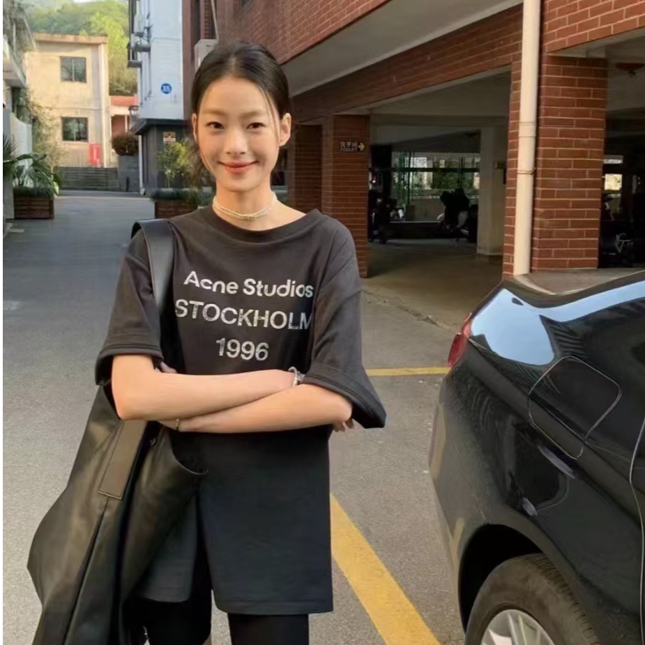 【杭州PoisonLab买手店】Acne Studios 1996水洗字母印花logo短袖
