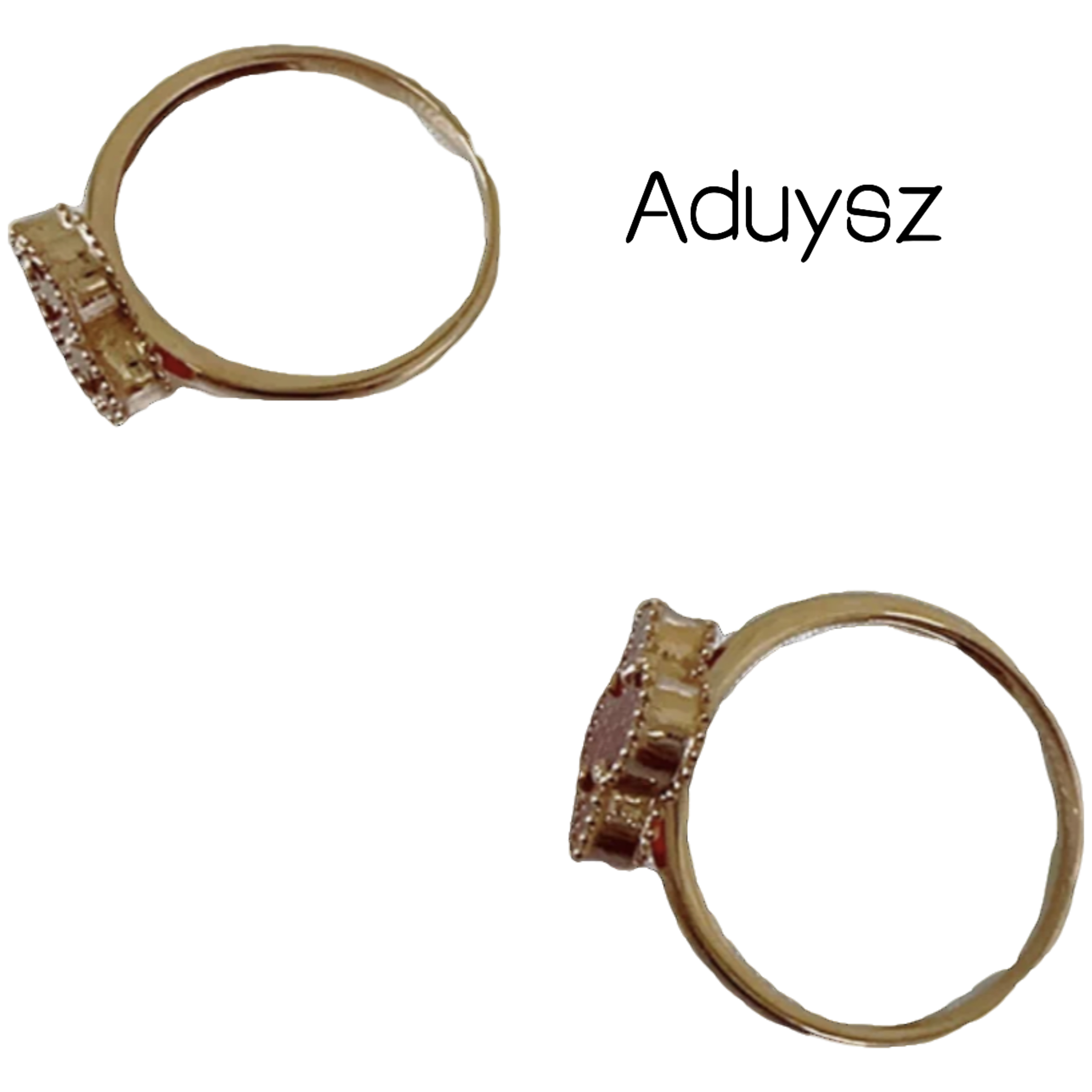 Aduysz 合金仿珍珠戒指 双姐5【单面戒指】    精致轻奢 气质百搭