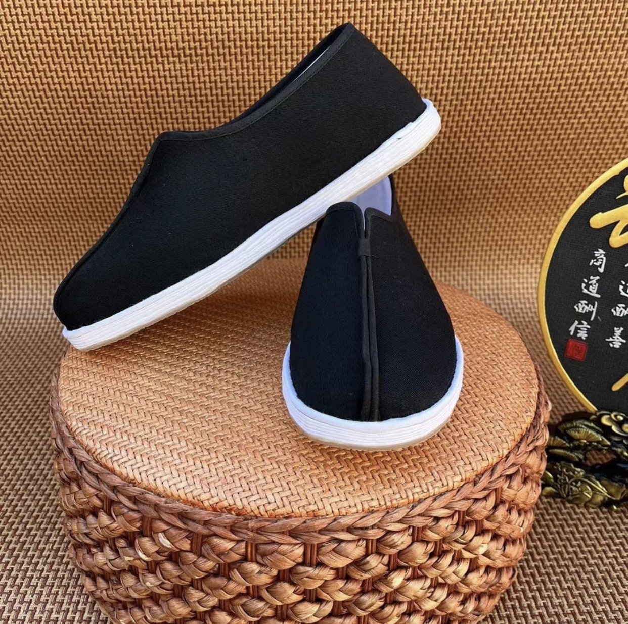 JY春季新款男士传统千层底老北京布鞋复古风软底布鞋