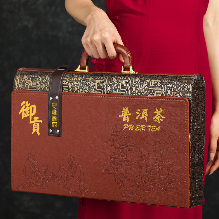 礼品送礼云南普洱茶熟茶陈年古树节日送礼送长辈送客户礼品