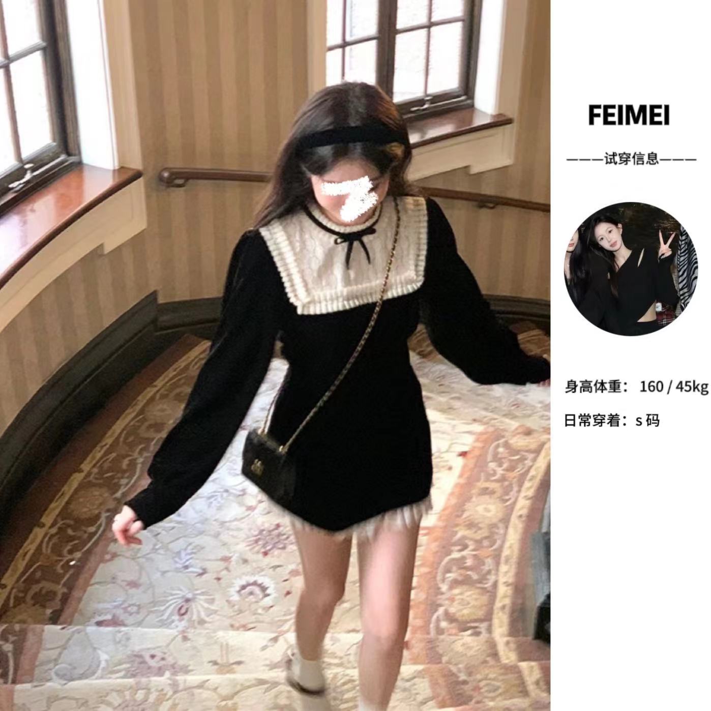 洋洋【天鹅湖晚宴】6484法式复古蕾丝丝绒衬衫高级感短裙小衫半裙套