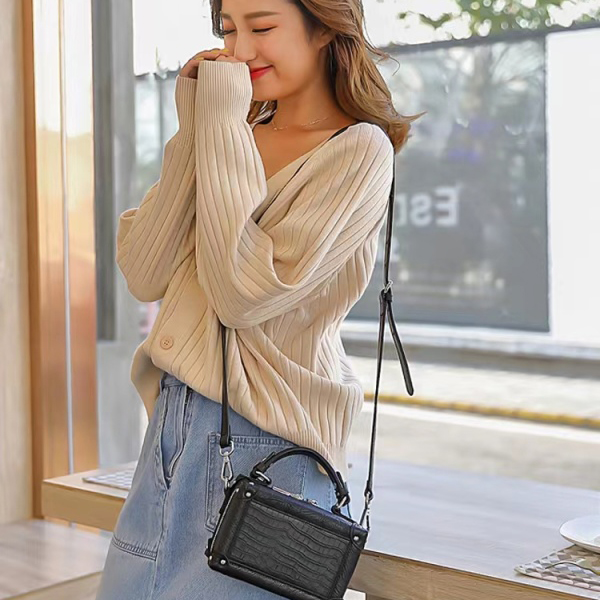 【mini盒子包】新品上新小众设计时尚单肩包斜跨包黑色mini盒子包