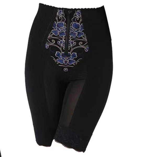 婷漫逸舒语 升级版 银纤维 塑型翘臀美体裤 拉链收腹裤          