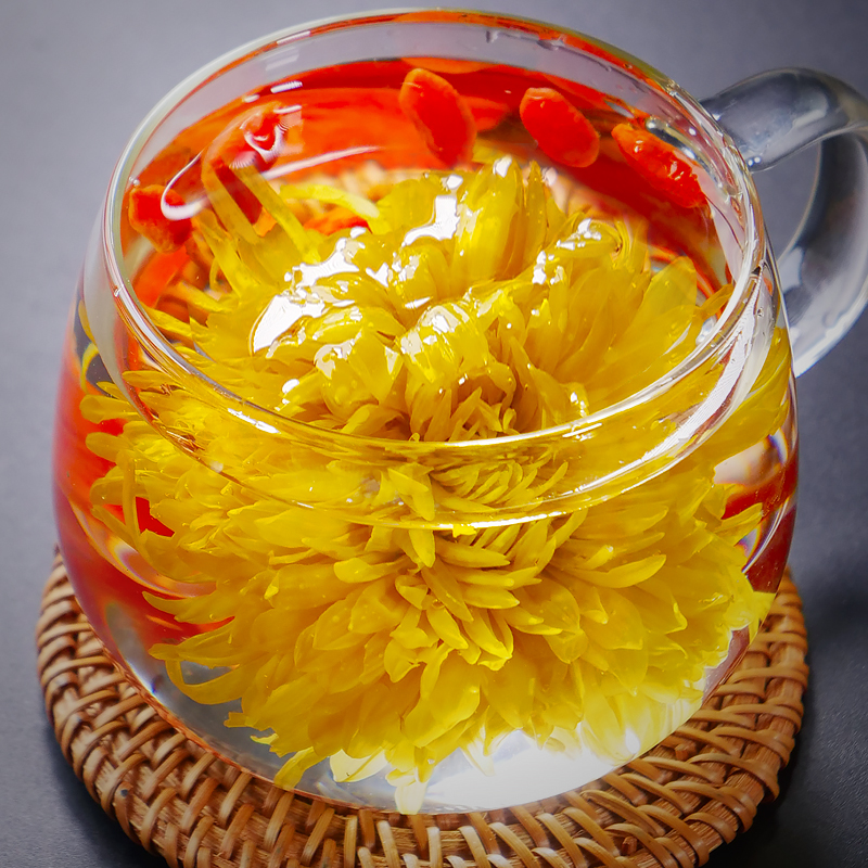 金丝皇菊枸杞菊花茶正品花茶茶叶养生茶包茶熬夜饱满清润清香浓郁