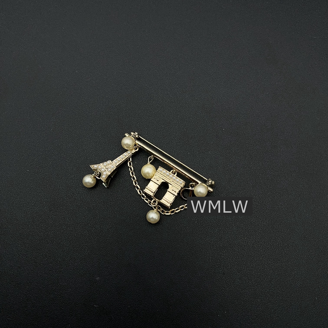 铜合金胸针 2717女士设计师气质百搭法式胸针 T428