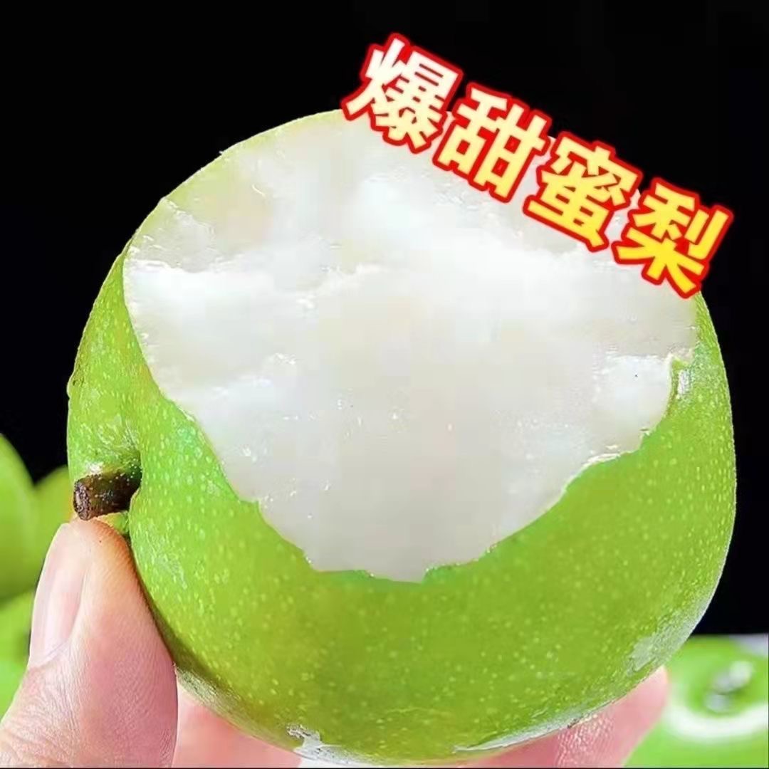 [砀山梨]3新鲜青皮梨细腻无渣皇冠梨香甜多汁原产地直坏果包赔