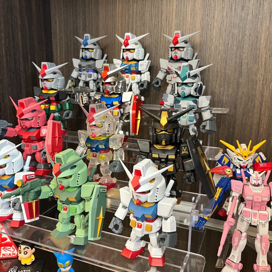 [少量现货】盲盒Qmsv-mini联名元祖高达模型玩具