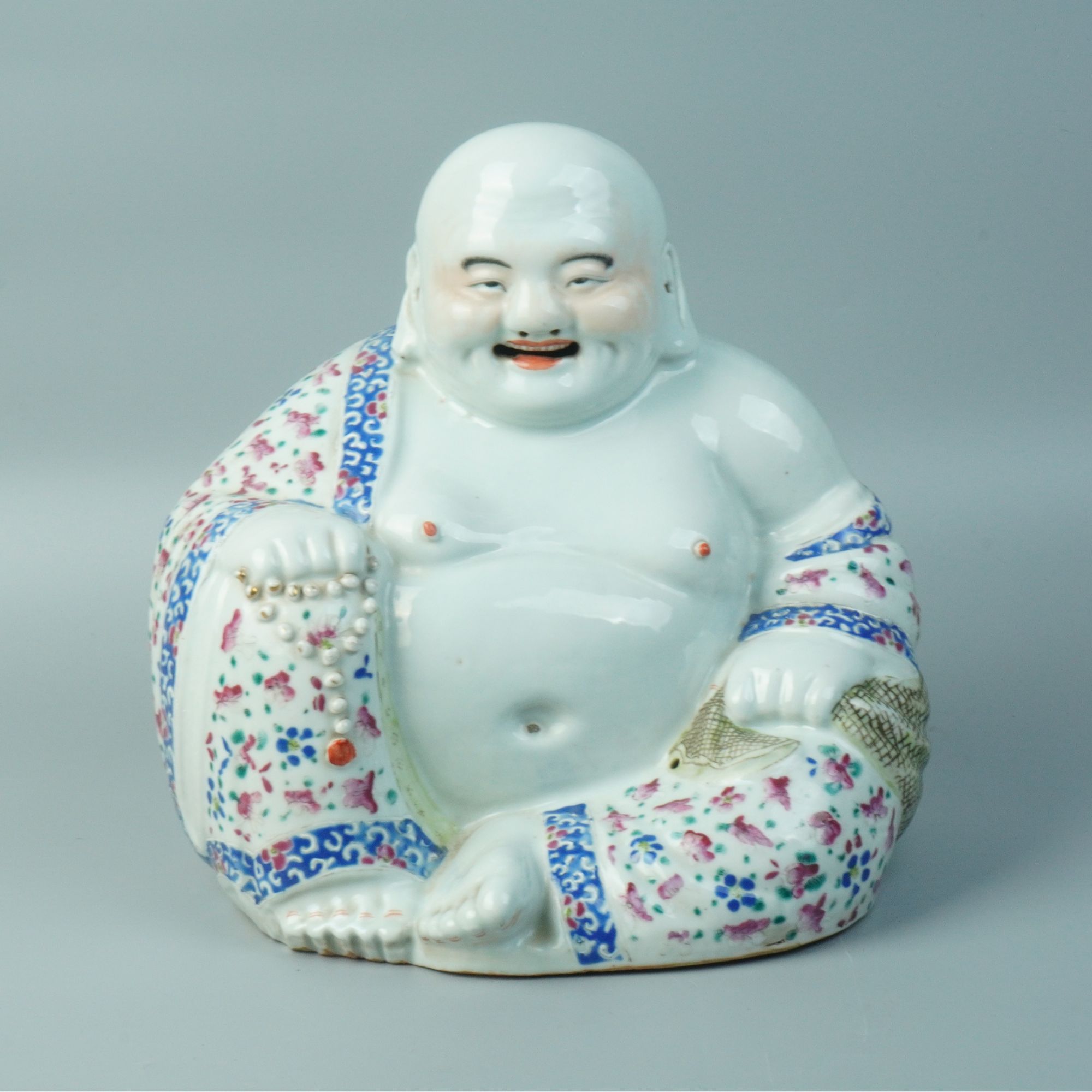 民国 景德镇朱茂号款弥勒佛坐像YU202412020499