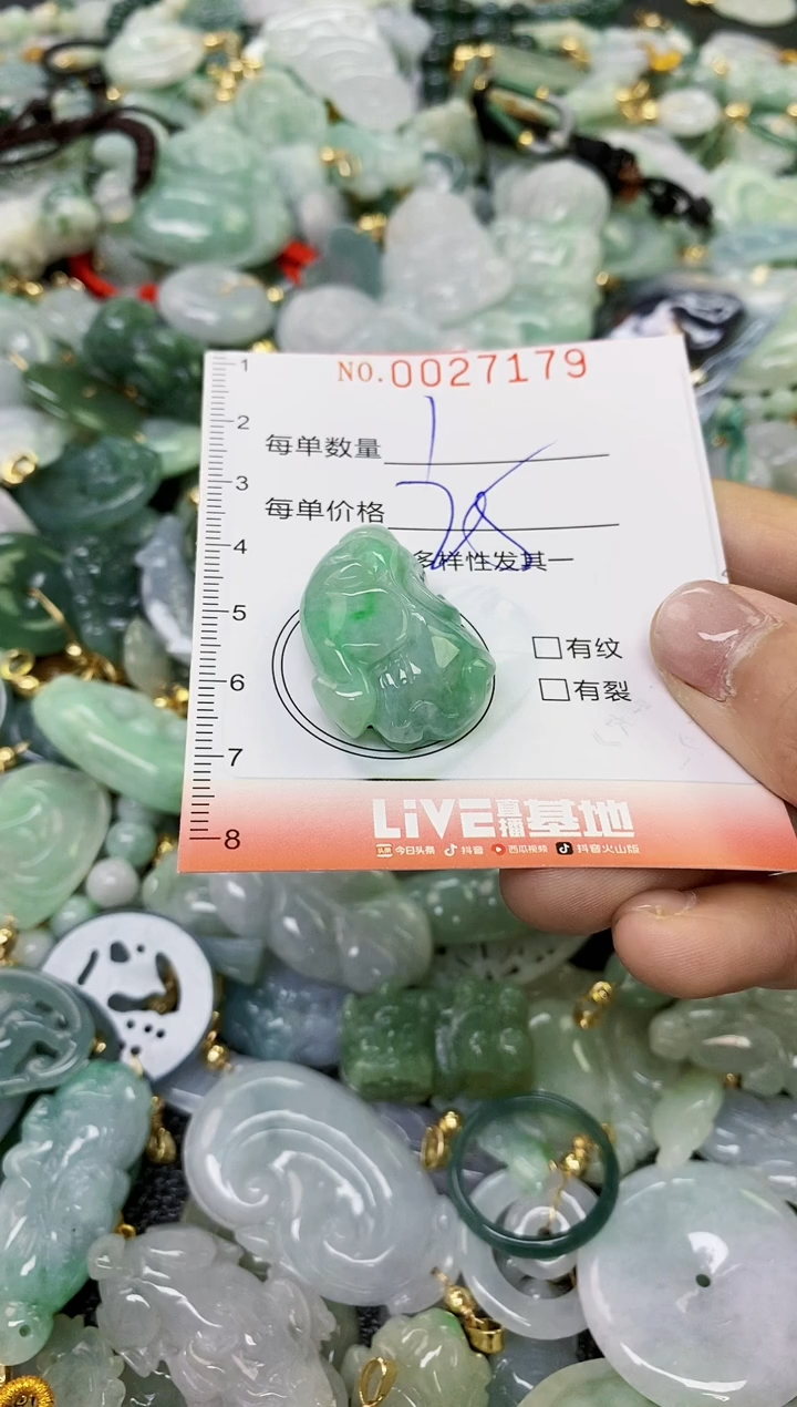 【闪购商品】翡翠颈饰未镶嵌闪购商品0027179