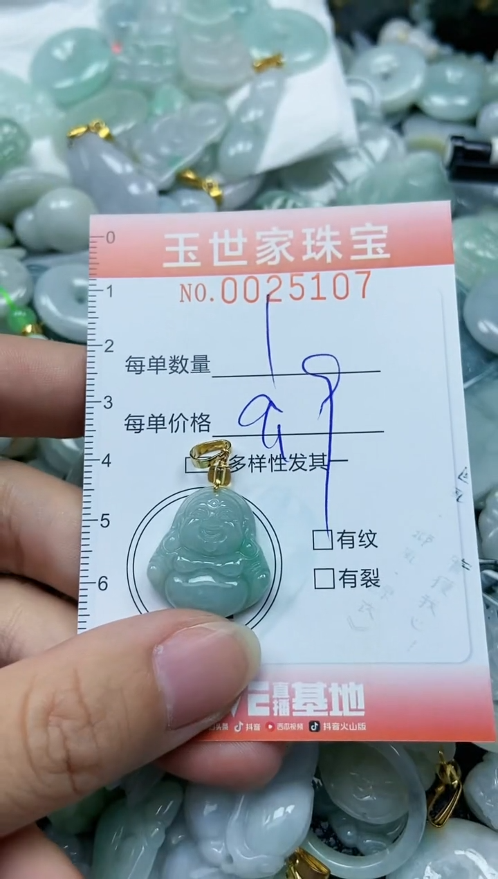 【闪购商品】翡翠颈饰未镶嵌闪购0025107