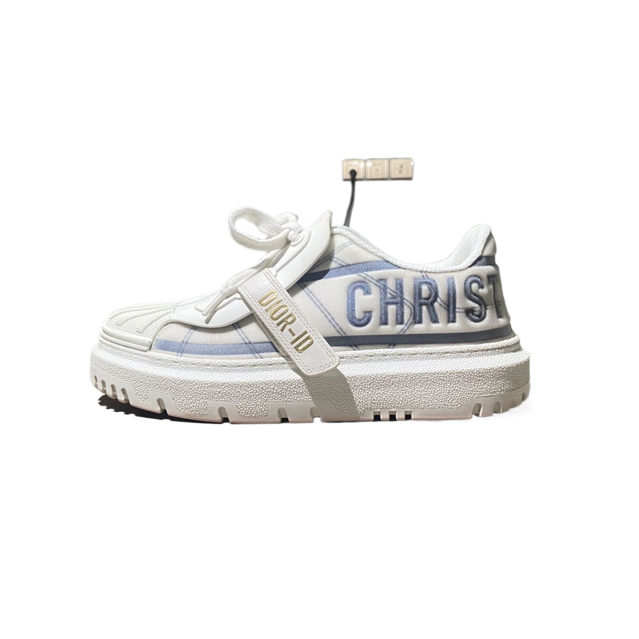95新 DIOR/迪奥 36码 DIOR/迪奥 白蓝贝壳头板鞋 98新 re9467