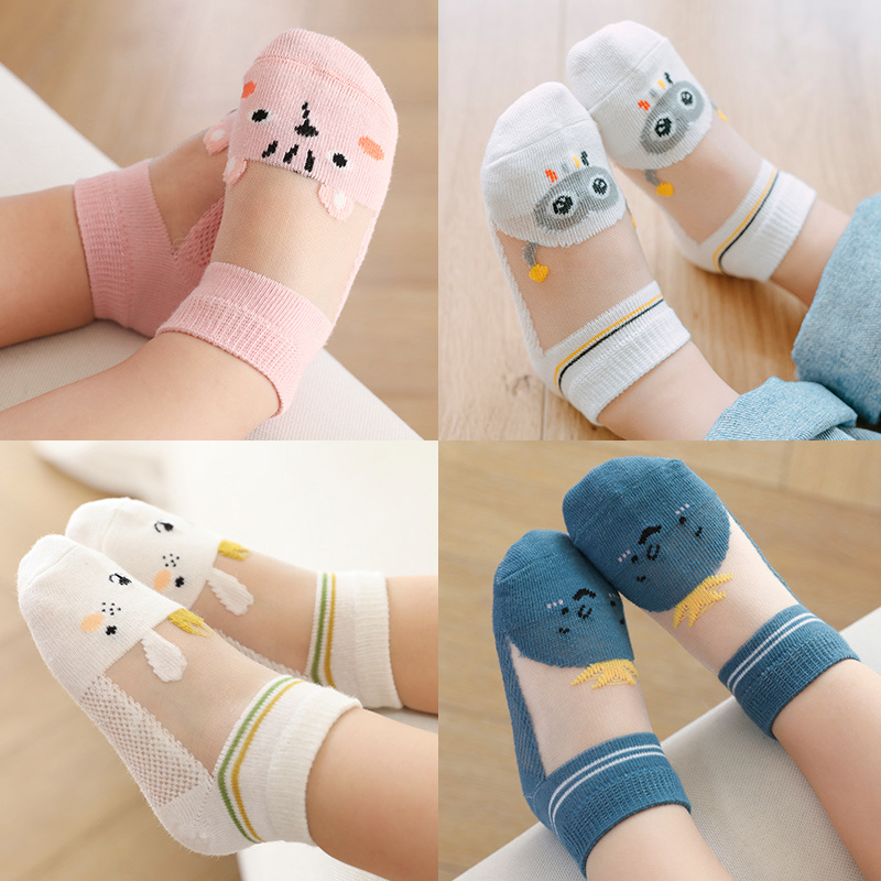 儿童袜子夏季薄款男童女童6-12岁短袜网眼婴儿宝宝童袜春夏儿童袜