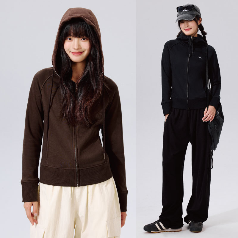 PSOBrand360克毛巾底针织可爱小狗修身连帽开衫卫衣春秋NWY002