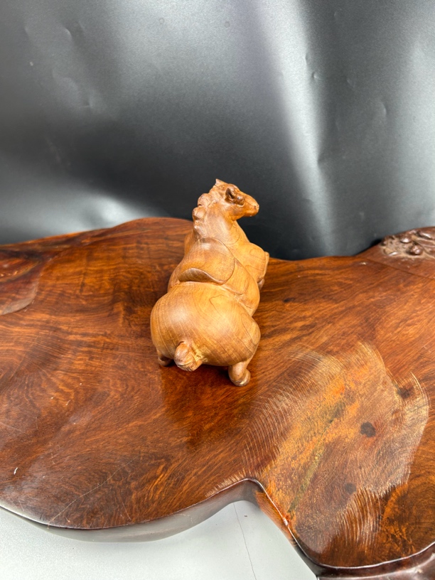 手工制作老山檀香唐马