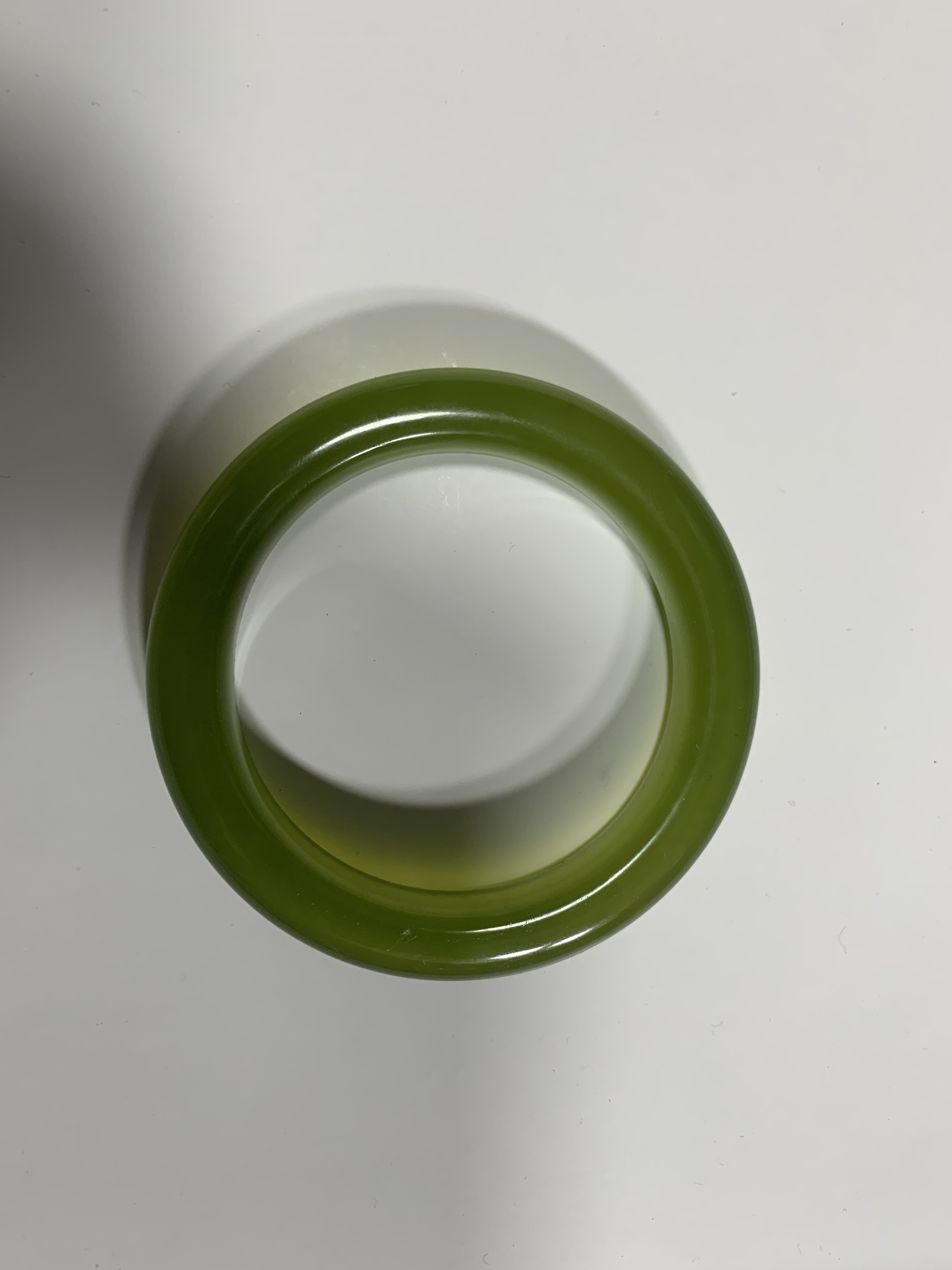 纯天然岫玉黄金玉手镯