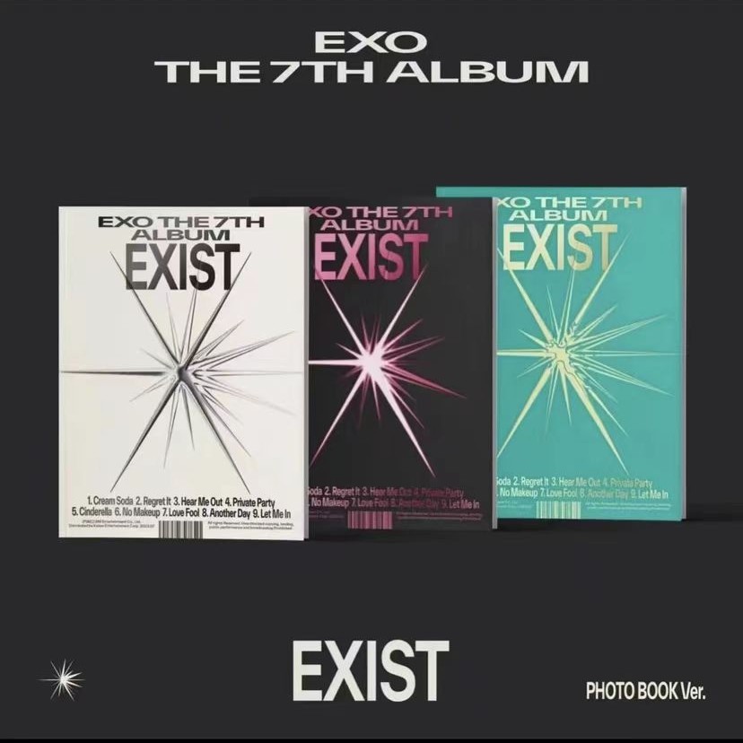 EXO 随机卡抽抽 爬梯子专辑 快闪 特典