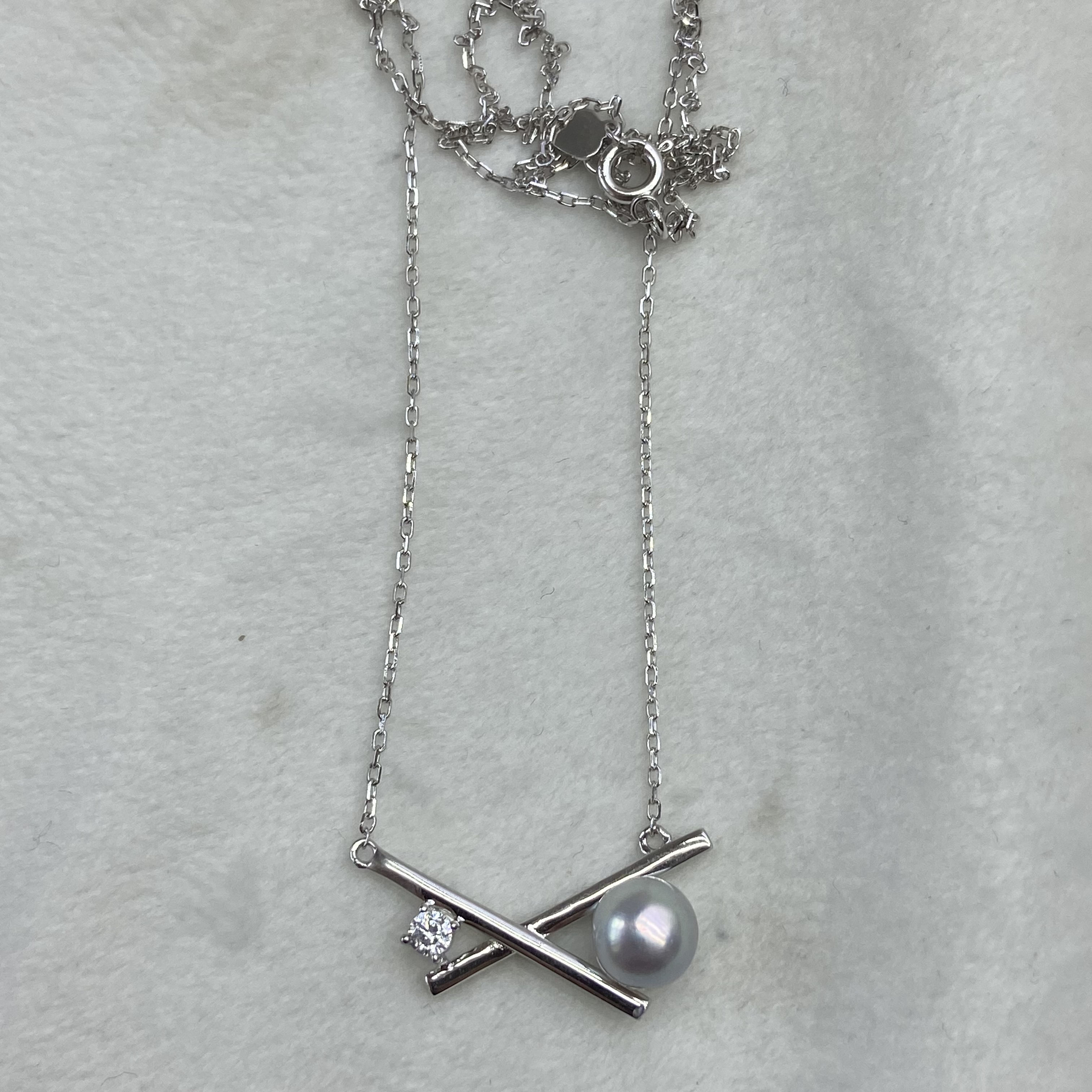 琪心海水akoya珍珠XX套链7-8