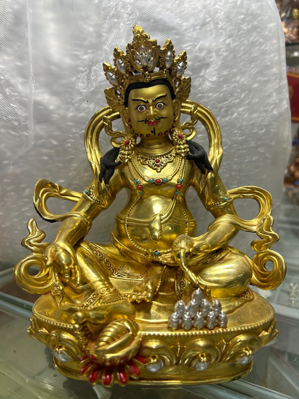 台湾工艺铜鎏金黄财神铜像