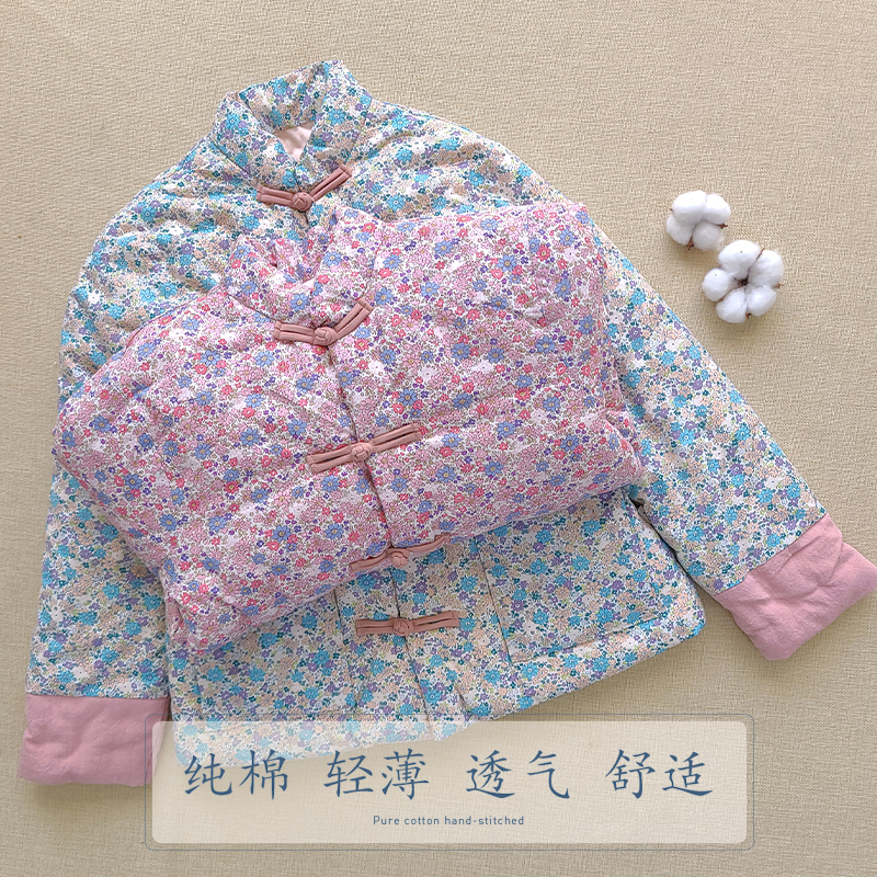 纯棉花手工女士棉衣棉袄加厚保暖修身妈妈大成人内胆外穿棉服外套