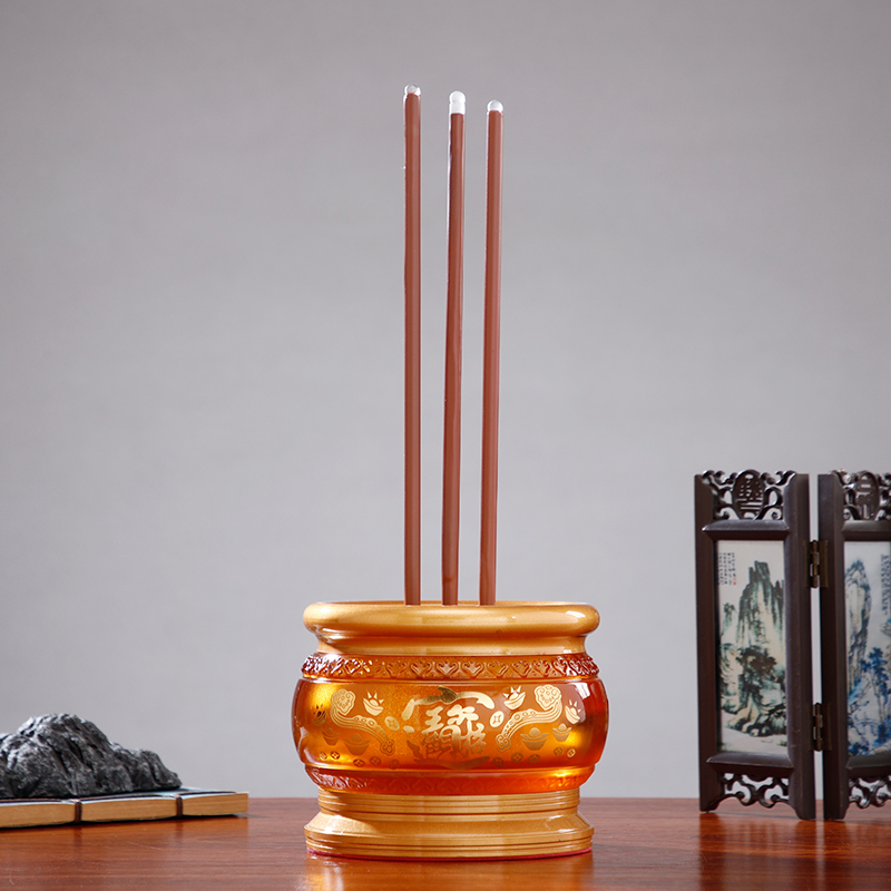 圆通电子香炉财神观世音家用香炉电香无烟无明火安全插电充电两用