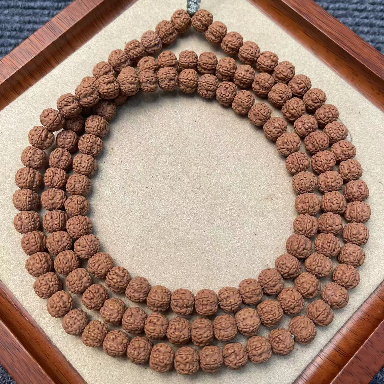 超头毕业红皮花王小金刚菩提108