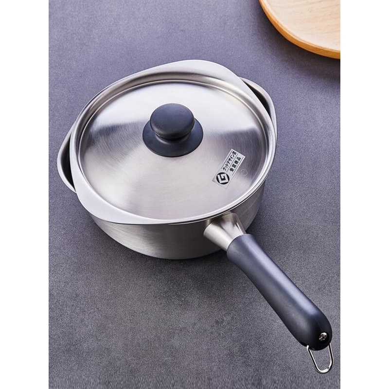 【特价】日本进口柳宗理（亮面款）燃气专用片手锅不锈钢奶锅18cm