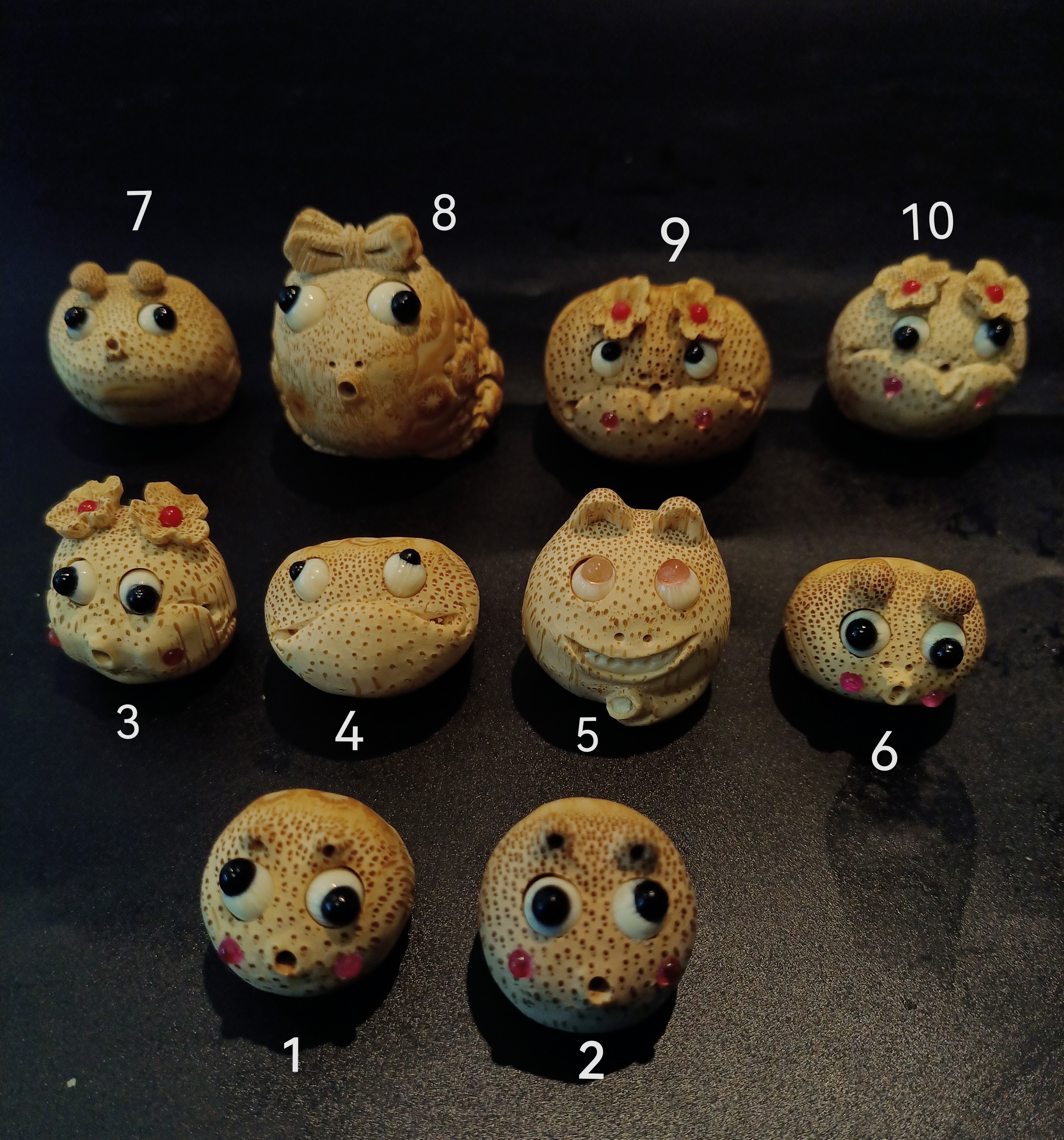 竹根雕纯手工雕刻小金蟾三足金蟾