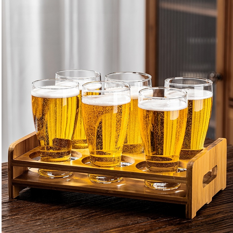 啤酒杯子精酿大容量创意家用套装小号网红玻璃扎啤杯酒吧专用定制