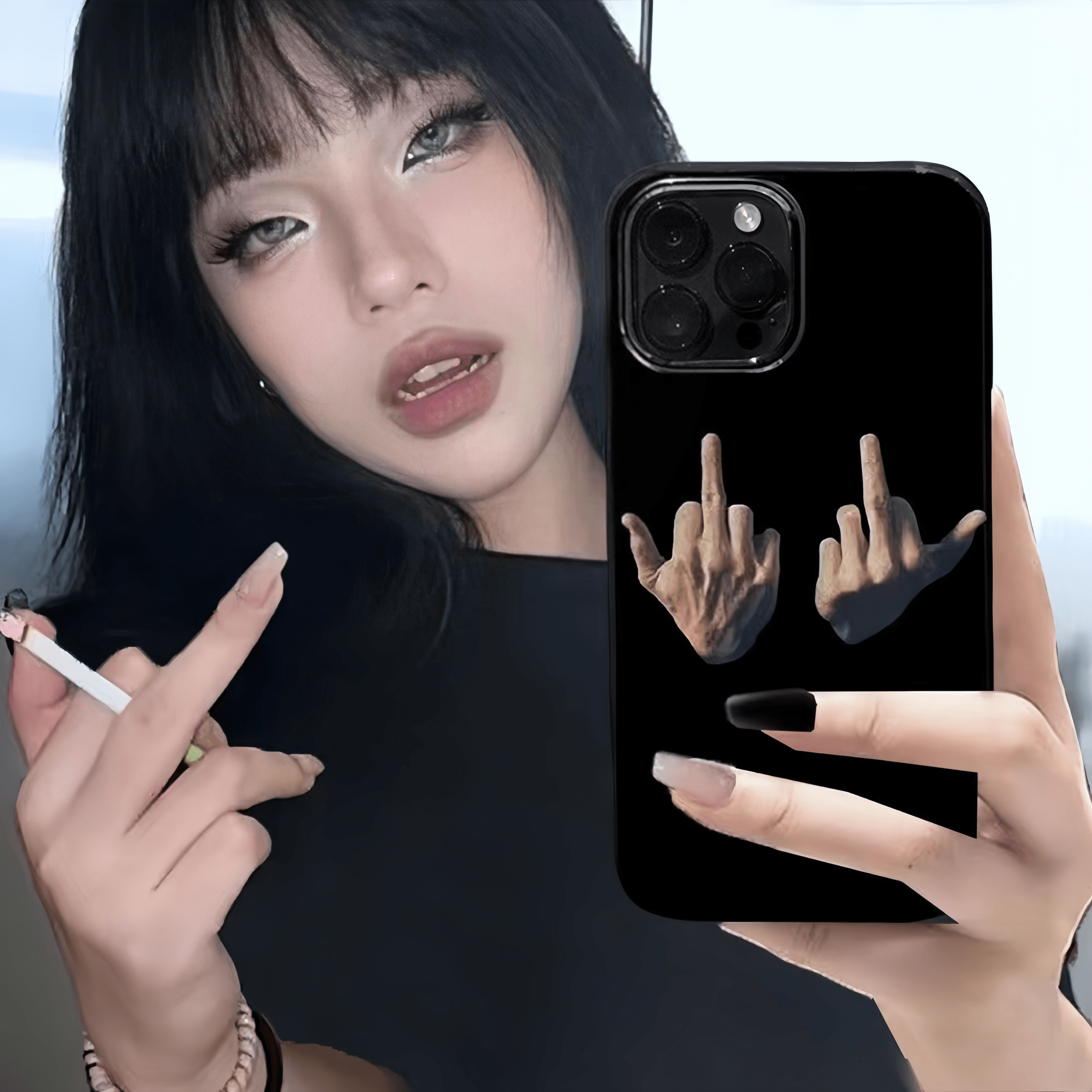 欧美高街手苹果15适用13iPhone14Promax手机壳12小众11潮酷XS软8P