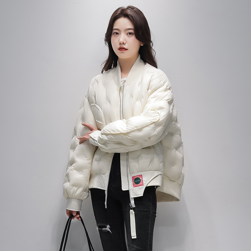 波司澄羽绒服女装外套冬反季羽绒服短款韩版工装嘉兴平湖羽绒服工