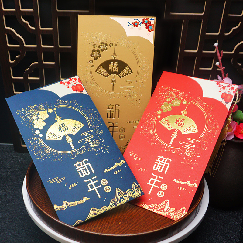 龙年创意新年贺卡定制企业公司年会邀请函周年感恩卡元旦祝福卡片